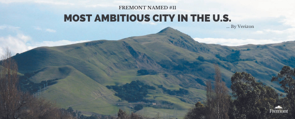 Mission Peak and trees