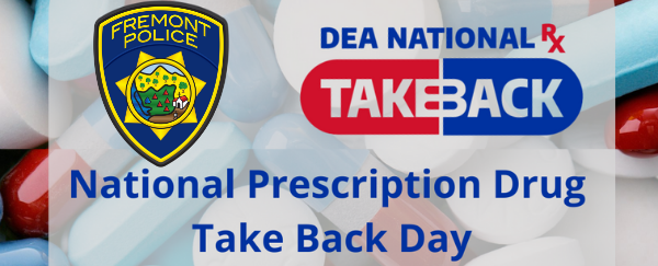 prescription drugs and police logo