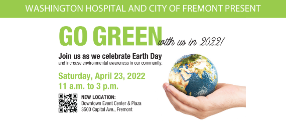 hand holding globe, QR code