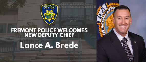 new deputy police chief Lance A. Brede 