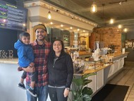 Owners of Hops and Beans Cafe