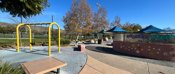 playground at Always Dream Play Park in Central Park