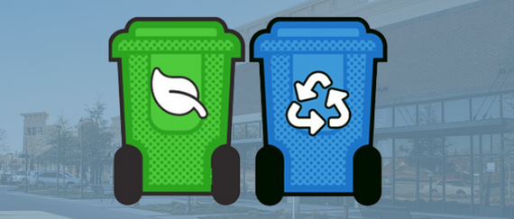 recycling and composting carts