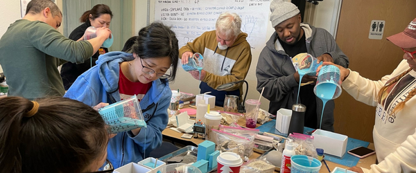 Photo of students at 3D Printing Workshop