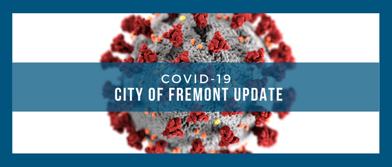 coronavirus. City of Fremont COVID-19 Update in text