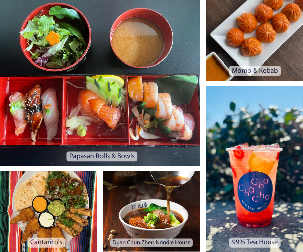 Food collage for Fremont Restaurant Week