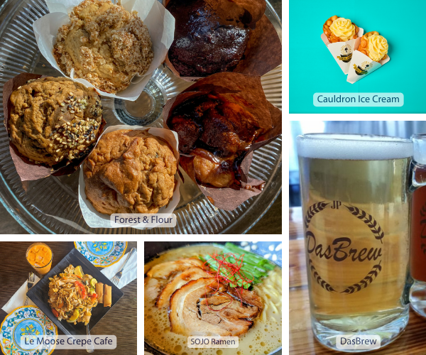 Food photo collage for Fremont Restaurant Week