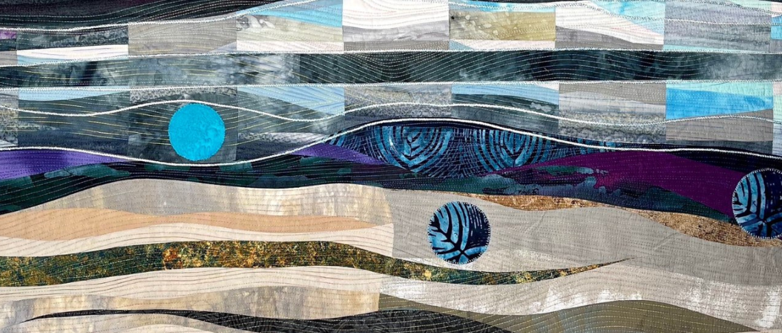 colorful textile artwork