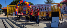 musical band performing at Disability Resource Festival