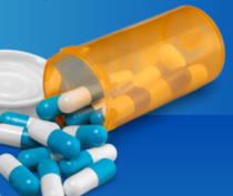 prescription drugs poured from pill container