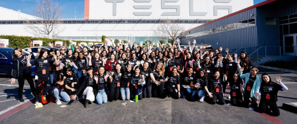 Introduce A Girl To Engineering Day At Tesla