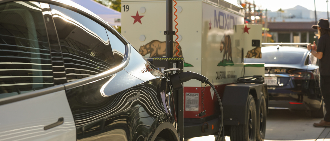 EV charging of a patrol vehicle