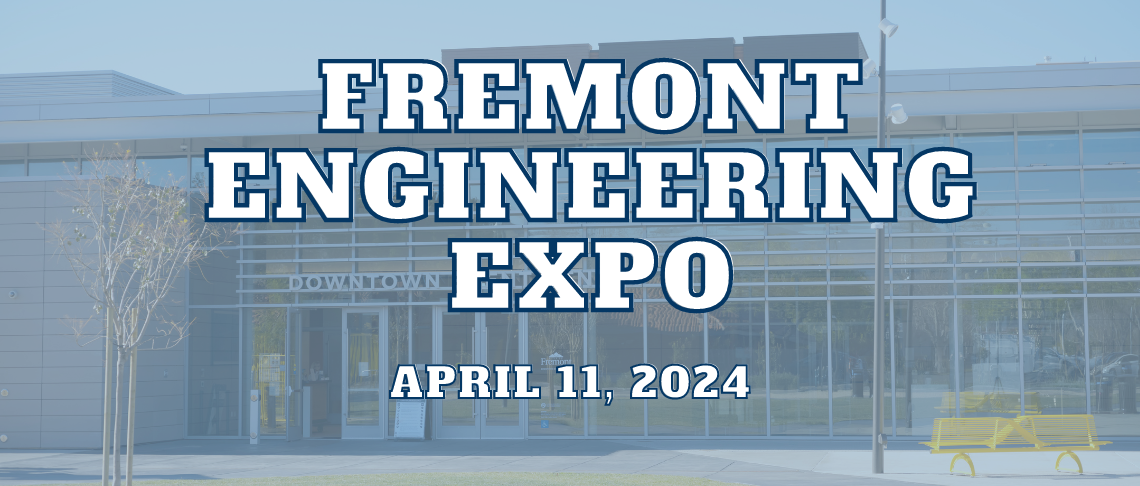 exterior of Downtown Event Center. In text: Fremont Engineering Expo, April 22, 2024