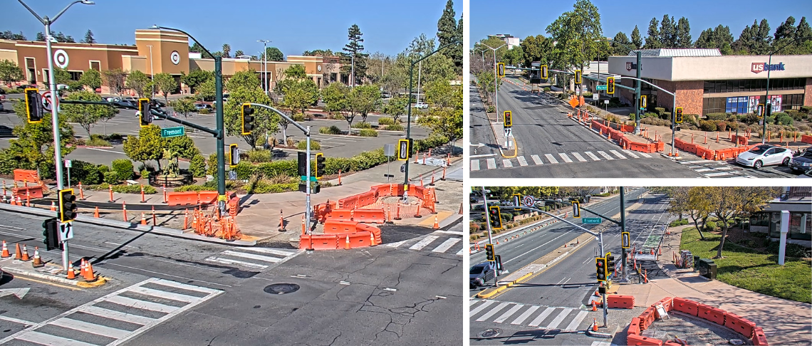construction underway in intersections 