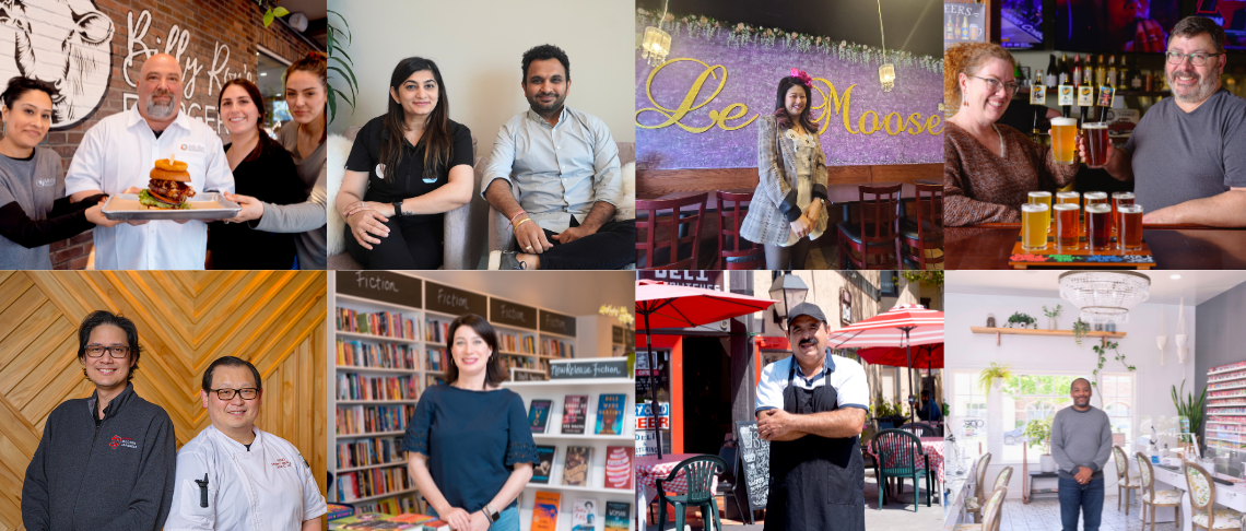 a variety of Fremont small business owners and employees at their restaurants and businesses