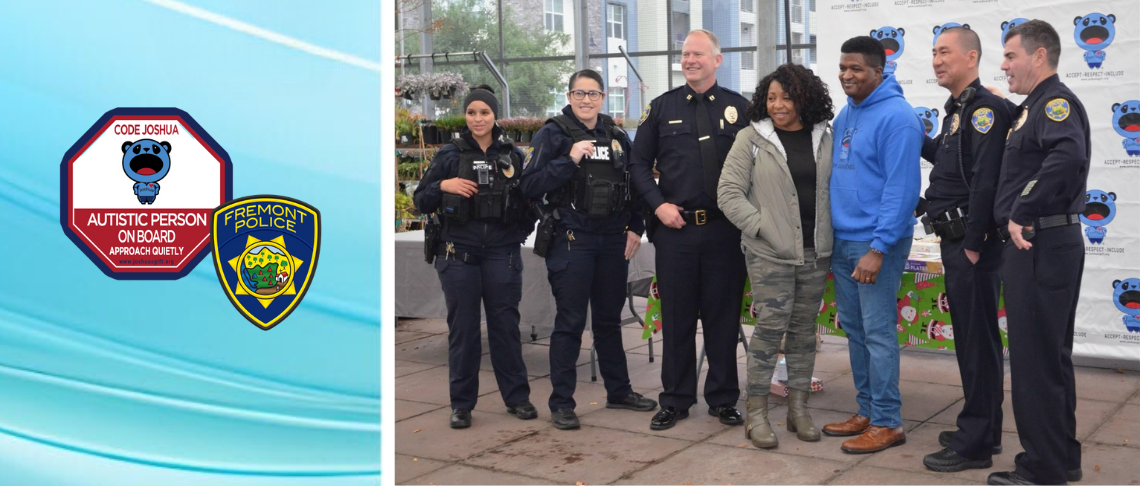 Fremont Police officers and volunteers with Code Joshua 