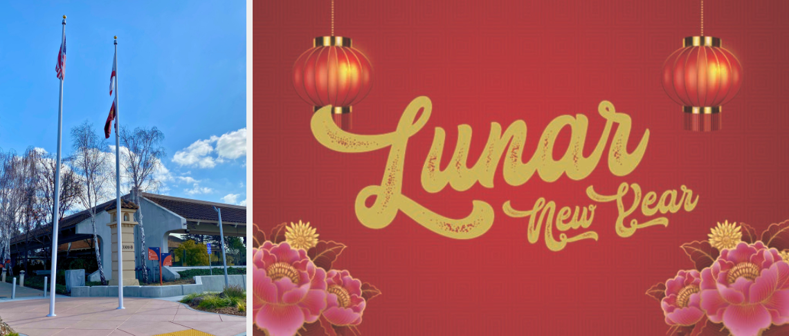 Flags raised at City Hall