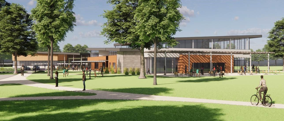 Digital rendering of Central Park building