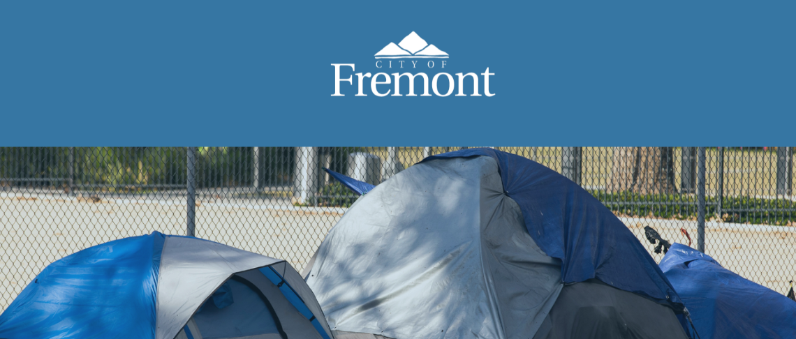 tents and City of Fremont logo