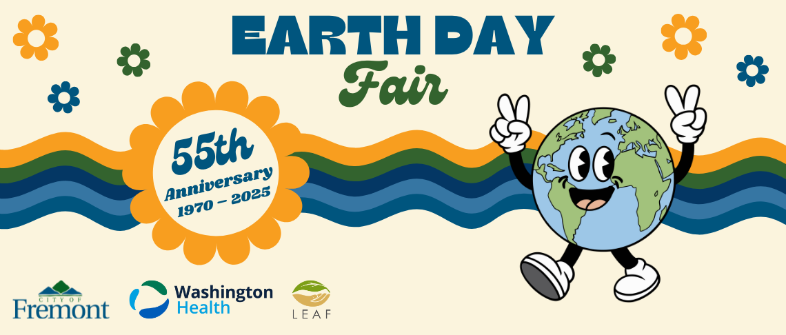 Retro globe with face, legs and peace signs