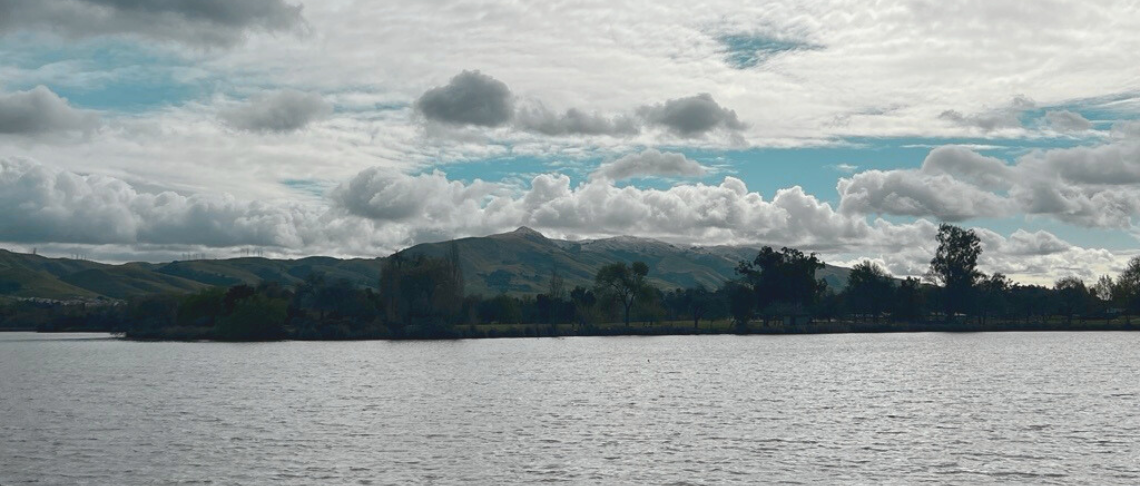 Lake Elizabeth with mountains in background