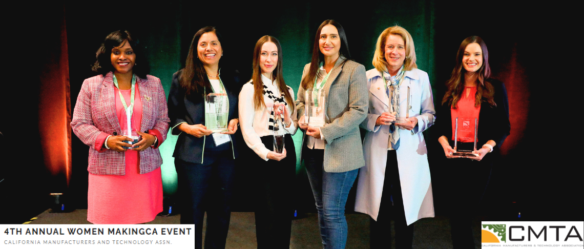 Dr. Itua lines up with other female awardees for CMTA Award