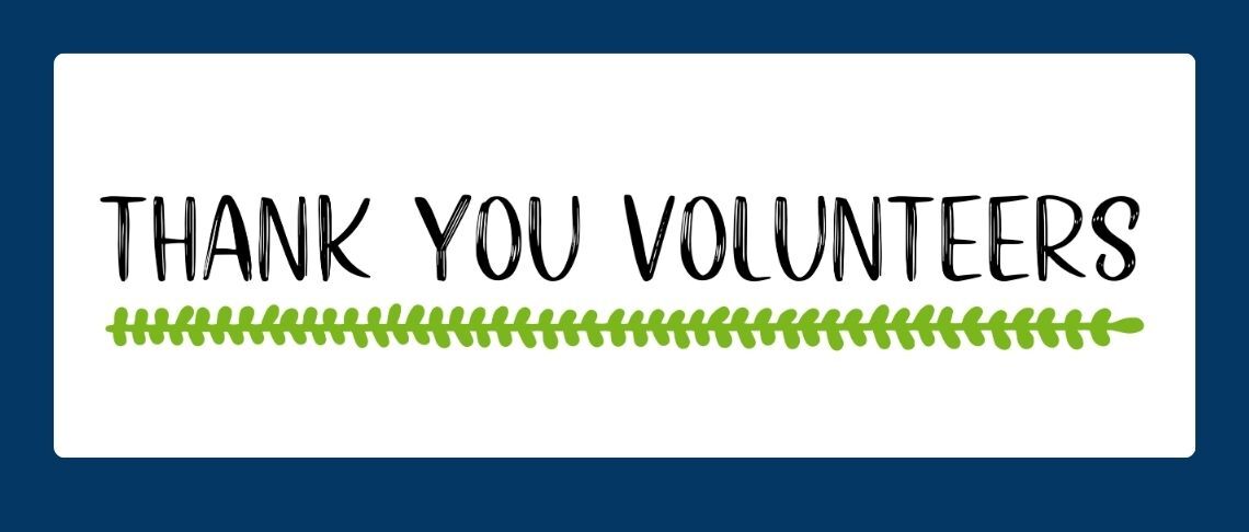 Thank You Volunteers 