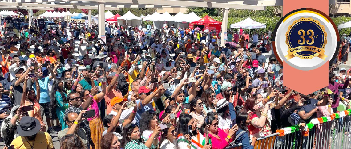 Guests at Festival of India Mela 