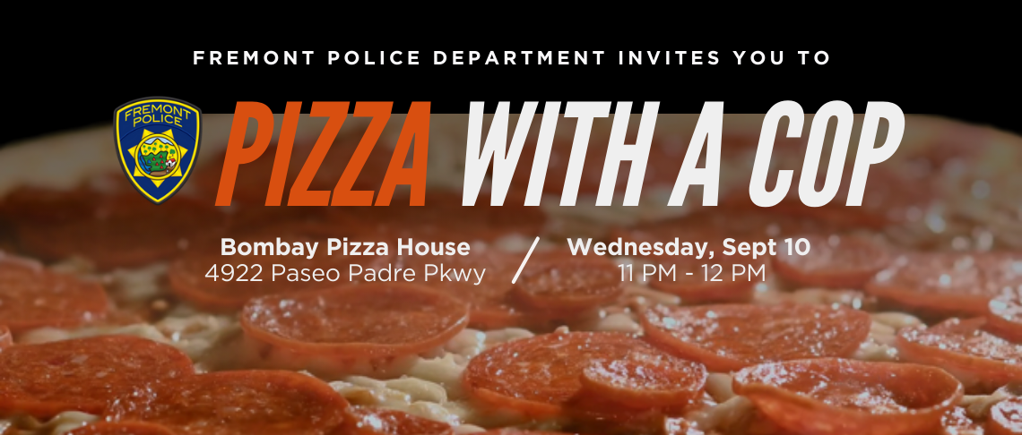Pizza With A Cop, Photo of Pizza