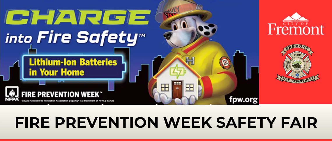 Fire Prevention Week Safety Fair. Charge into Fire Safety