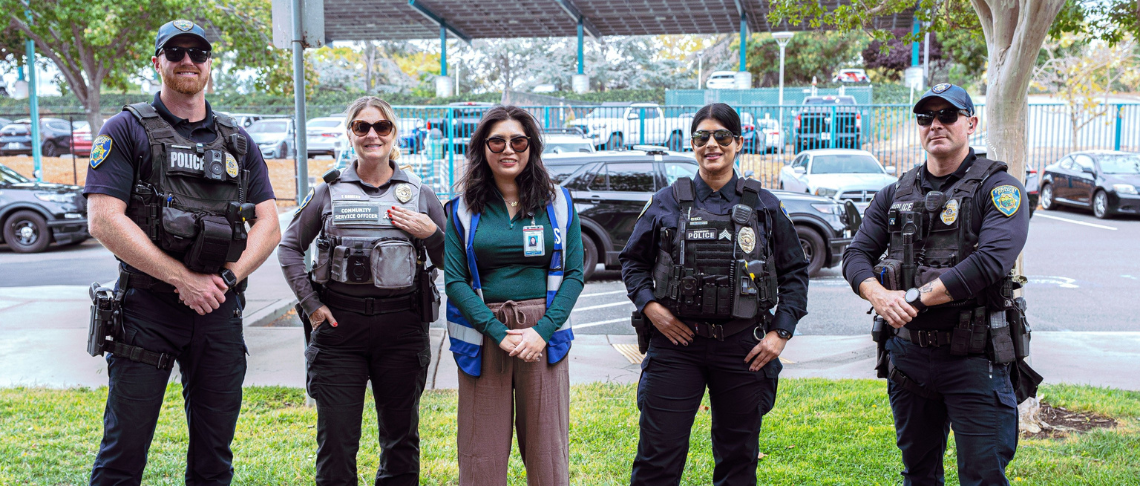 members of Mobile Evaluation Team (MET), a collaboration between the Fremont Police Department and City Human Services Dept.