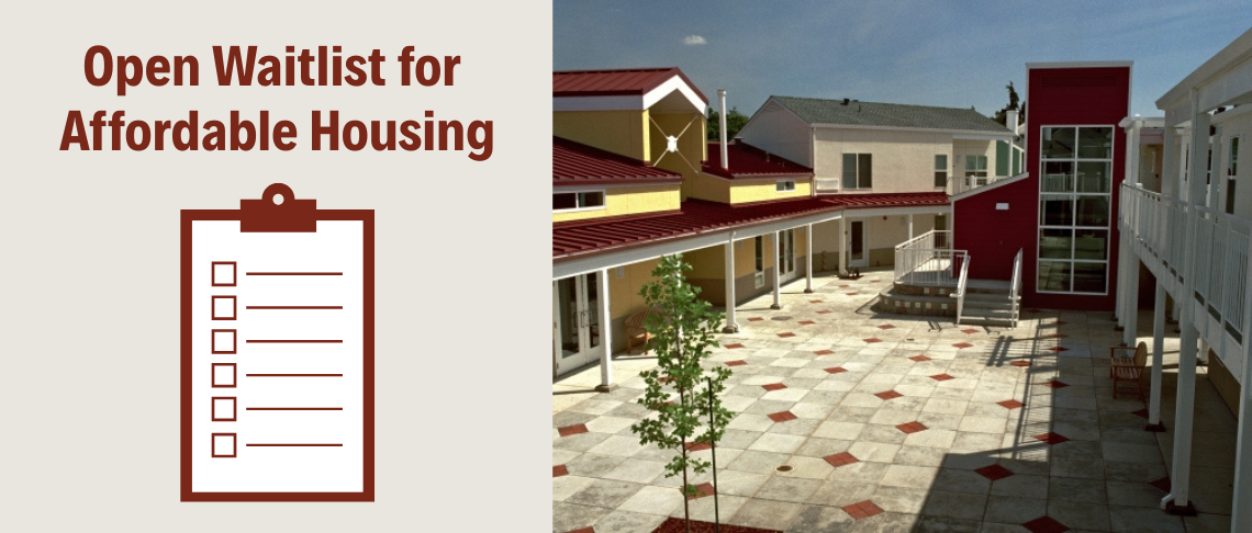 Open Waitlist for affordable housing