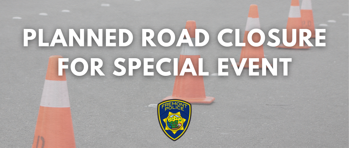 Upcoming road closure 