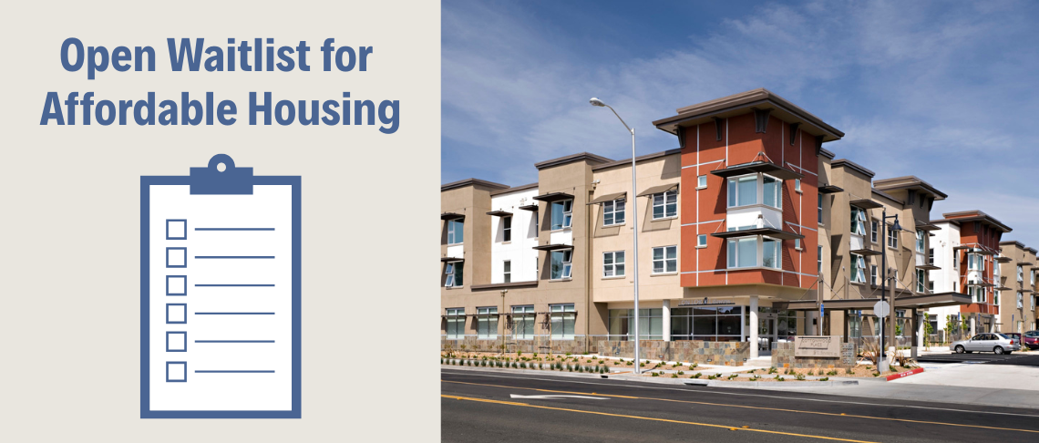 Open Waitlist for Affordable Housing 