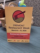 Fremont Restaurant Week Passport Front Cover