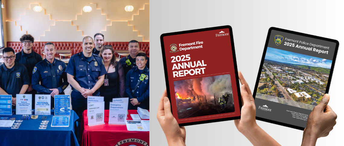 Fremont Police & Fire Departments 2025 Annual Reports.