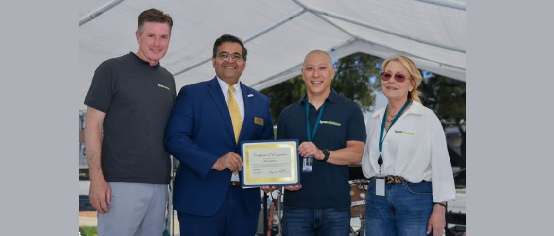 Hyve Solutions 15 Years with Mayor Salwan and staff