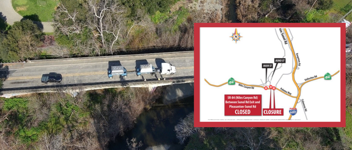 Niles Canyon Closure Sept 26-27_