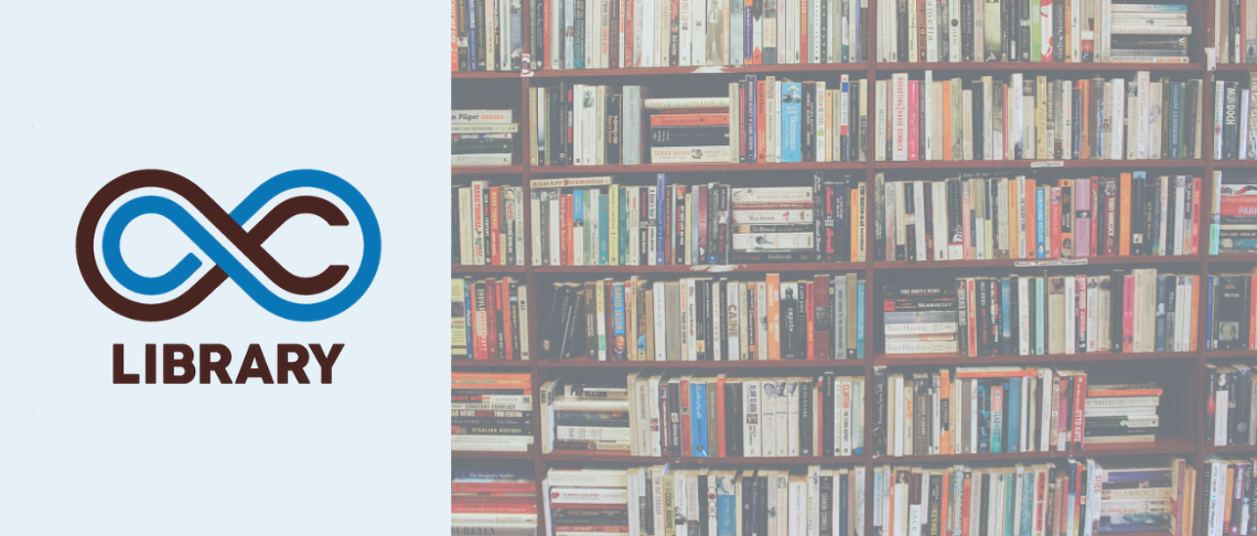 AC Library Logo and Books