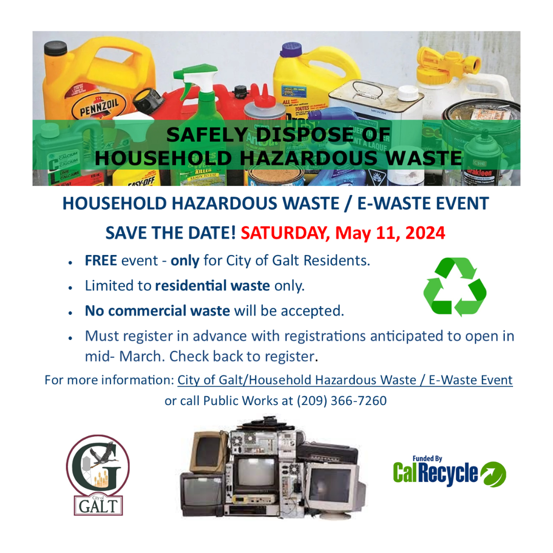 Household Hazardous Waste Event Post