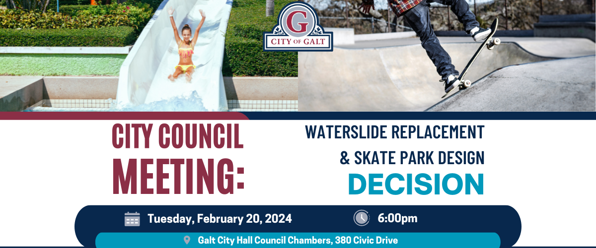 City Council Meeting: Waterslide and SkatePark