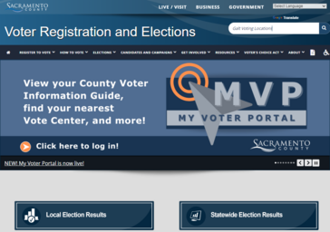 Sac County Elections Web Page