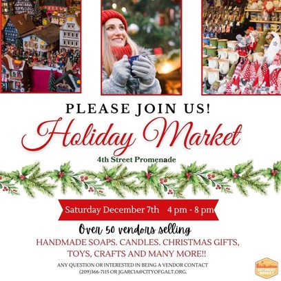 Holiday Market Dec 7 2024