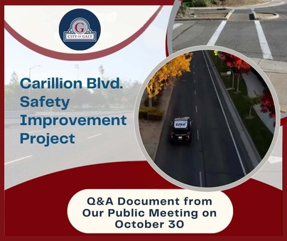 Carillion Blvd Meeting FAQs