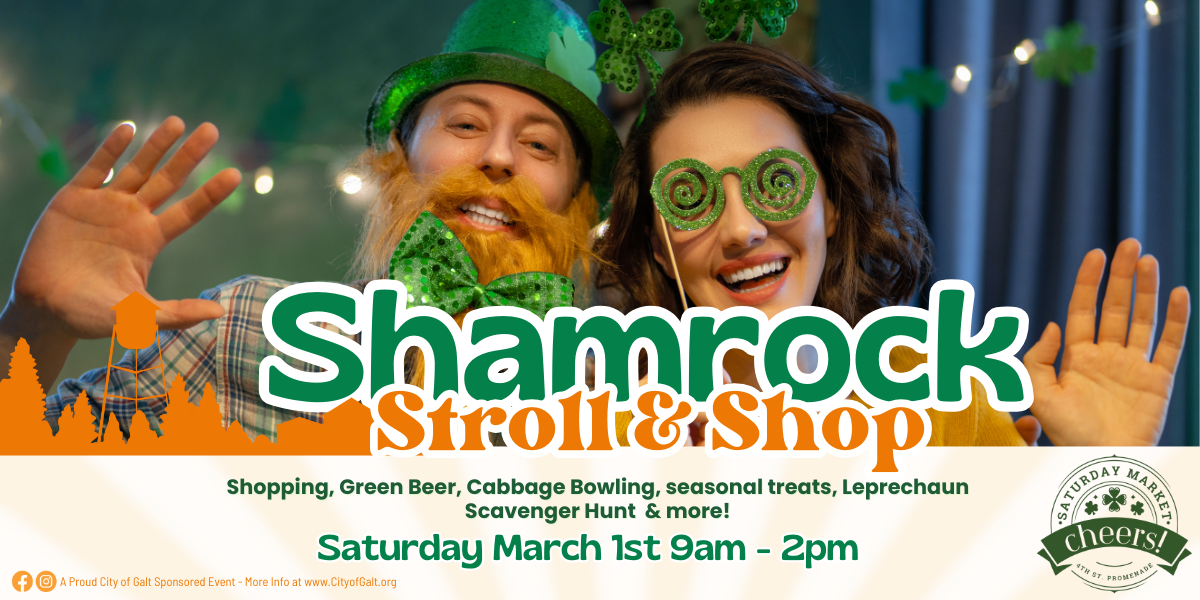 Saturday Market: Shamrock Stroll & Shop