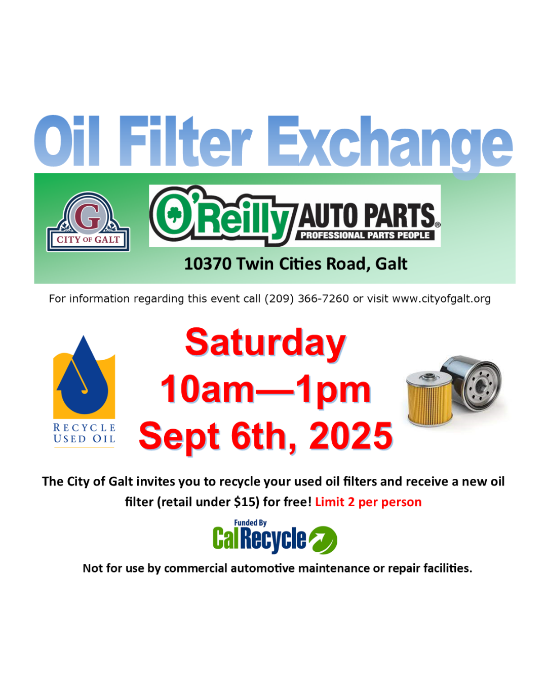 Oil Filter Exchange