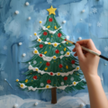 Christmas Tree Painting