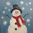 Snowman Painting