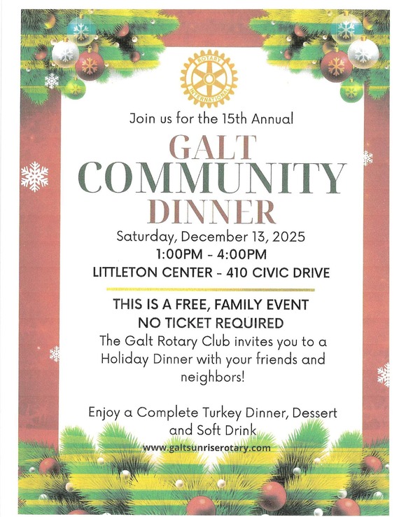 Rotary Community Dinner