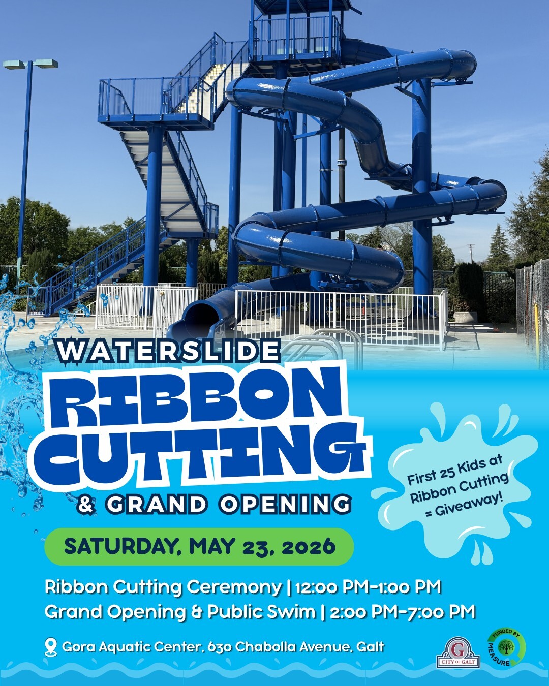 Waterslide Ribbon Cutting